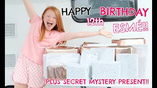 ESMÉS 12TH BIRTHDAY MORNING OPENING PRESENTS! & SPECIAL MYSTERY PRESENT REVEAL!!