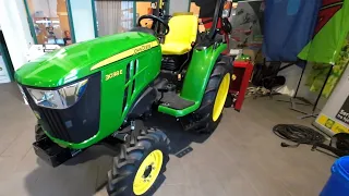 John Deere 3038 E | Compact Tractor With Snow Blower | Visual Review