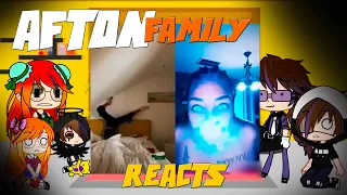 Afton Family Reacts to Funny video that randomly Found/FNAF/Gacha