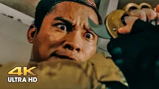Payu (Tony Jaa) vs Steiner. Fight in the police station. Triple threat
