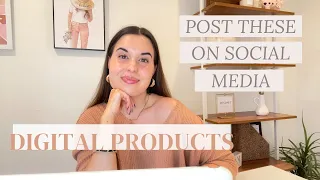 WHAT TO POST ON SOCIAL MEDIA IF YOU SELL DIGITAL PRODUCTS . TIKTOK AND REELS IDEAS FOR DIGITAL ITEMS