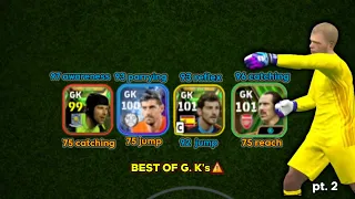 EVERY efootball G. K AND THEIR WEAKNESS🥊.. PT 2 : WHO CAN HELP YOUR TEAM?