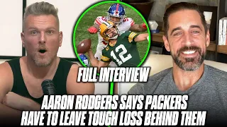Aaron Rodgers Says Packers Have To Bounce Back After Tough Loss In London vs Giants | Pat McAfee