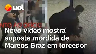 Marcos Braz: Novo vídeo mostra briga entre dirigente e torcedor do Flamengo; veja agressão