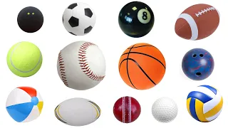 English Vocabulary - TYPES OF BALLS