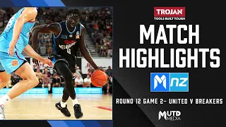 NBL22: Round 12 Game 2 - Melbourne United v Breakers Highlights