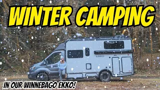 WINTER IN A VAN!?! | Winnebago Ekko | S3 E12