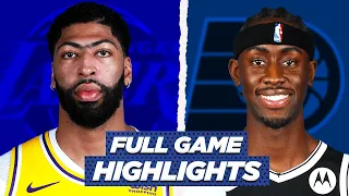 LAKERS at PACERS FULL GAME HIGHLIGHTS | 2021 NBA Season