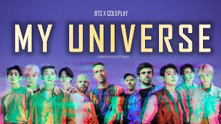 BTS (방탄소년단) feat. Coldplay - 'My Universe' Lyrics (Rom/Eng Color/gif coded lyrics)