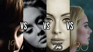 19 vs 21 vs 25 vs 30 (Adele) - Albums Battle