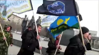 4 марта 2012г. Новосибирск. Марш-бросок ЗА ВДВ..wmv