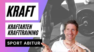 Kraft, Kraftarten, Krafttraining - ein Überblick - Sport Abitur Theorie