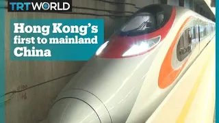 Hong Kong's first bullet train connects it to mainland China