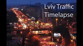 Lviv traffic timelapse