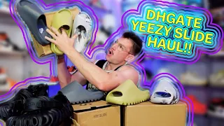 DHGATE YEEZY SLIDE HAUL!!!