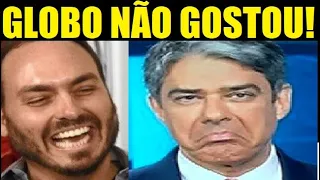 DETONOU GLOBO! JORNAL NACIONAL DE WILLIAM BONNER É CRÍTICADO POR CARLOS BOLSONARO !