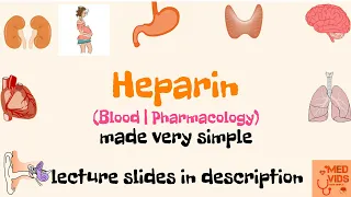 Heparin | Anticoagulant | Blood | Pharmacology | Med Vids made simple