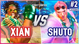 SF6 🔥 Xian (Dee Jay) vs Shuto (Marisa) 🔥 Street Fighter 6