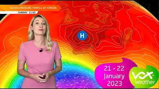20 - 22 January 2023 | Vox Weather WEEKEND Forecast