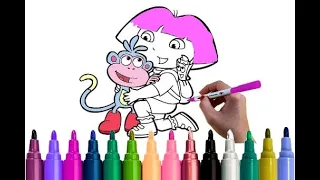 Dora Coloring Fun Time - Game Video - Ans32 Game