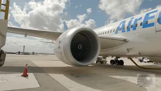 Boeing B787-8 engine start with APU inoperative