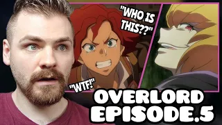 THE FIRST THREAT IS HERE??!!! | OVERLORD - EPISODE 5 | New Anime Fan! | REACTION