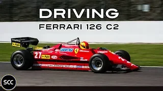 FERRARI 126 C2 Gilles Villeneuve - F1 - Flame throwing V6 engine sound - Crash in 1982? | SCC TV