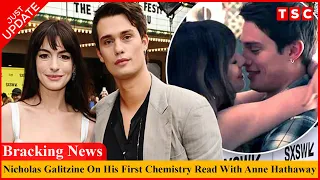 Nicholas Galitzine On His First Chemistry Read With Anne Hathaway For The Idea Of You. bottoms movie