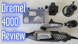 Dremel 4000 Rotary Tool Kit Complete  Review And Accessories Overview