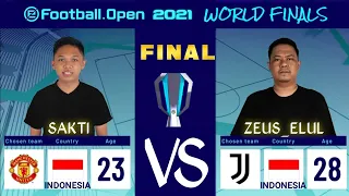 FINAL EFOOTBALL OPEN WORLD FINALS PS4 ASIA PES 2021 | SAKTI (INDONESIA) VS ZEUS_ELUL (INDONESIA)