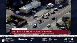 5 people shot near East Colfax Ave. in east Denver
