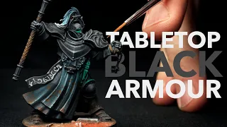 Black Armour - Table Top Standard - & why is painting black tricky?