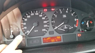 BMW E46 instrument cluster reset