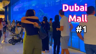 [4K] Dubai Mall Complete Walking Tour, Burj Khalifa, Fountain Show, Ice Rink | Part 1