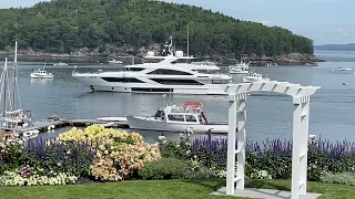 Majesty 140 Super Yacht Spotted in Bar Harbor, Maine