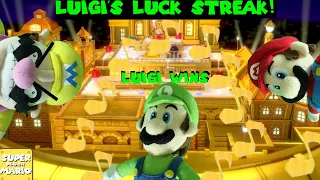 Luigi's Lucky Streak! | Super Plush Mario | LuigiFan00001