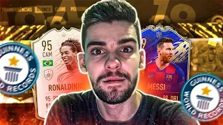 ABSURDO!! DRAFT 194!! MESSI 99 + RONALDINHO ICON PRIME!!! FIFA 20