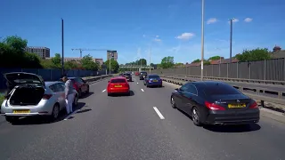 4K London Drive A13 Motorway Video Journey