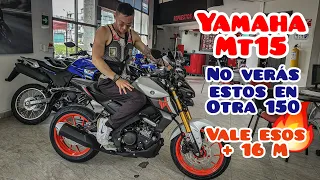 MT 15 de yamaha - Detalles Que ninguna marca tiene.