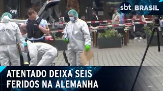 Homem deixa seis feridos em reunião anti-islã na Alemanha  | SBT Brasil (31/05/24)