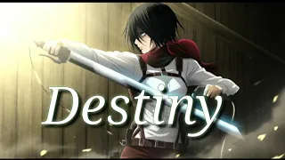 Mikasa Ackerman - Attack On Titan 「AMV」- Destiny [NEFFEX]