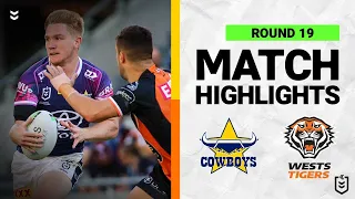 NRL North Queensland Cowboys v Wests Tigers | Match Highlights | Round 19, 2022