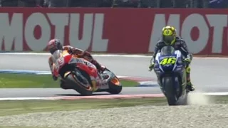 *Rossi vs Marquez* Guido Meda contatto Assen 2015 ps4 motogp15