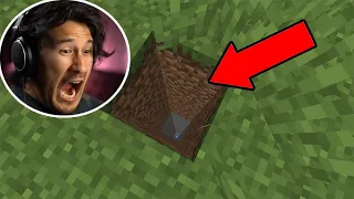 Gamers Reaction to Digging Straight Down in Minecraft ft. Markiplier, Pewediepie, and more