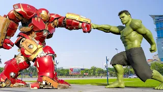 IRONMAN VS THE HULK Epic Battle | GTA V | Redux Mango