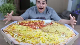 UMA DAS MAIORES PIZZAS DO BRASIL - Pizza Exagerada