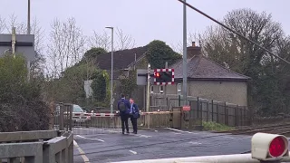 School children get stuck on level crossing railroad after ignoring lights and barriers | SWD Media