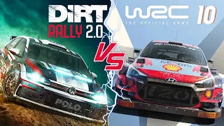 WRC 10 vs Dirt Rally 2.0 Part 1 [Sound Graphics Car damage]