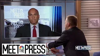 Full Booker: Trump 'Is Responsible' For Rising Hate | Meet The Press | NBC News