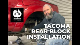 TORCH Off Road Tapered Rear Blocks and U-Bolt Installation Guide